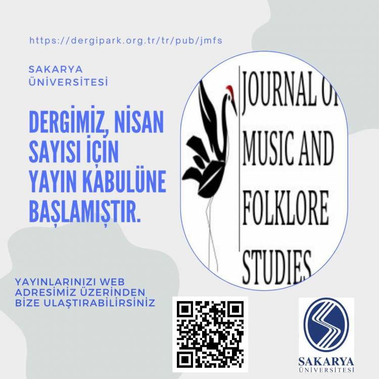 Journal of Music And Folklore (JMFS) Nisan 2024 Sayısı